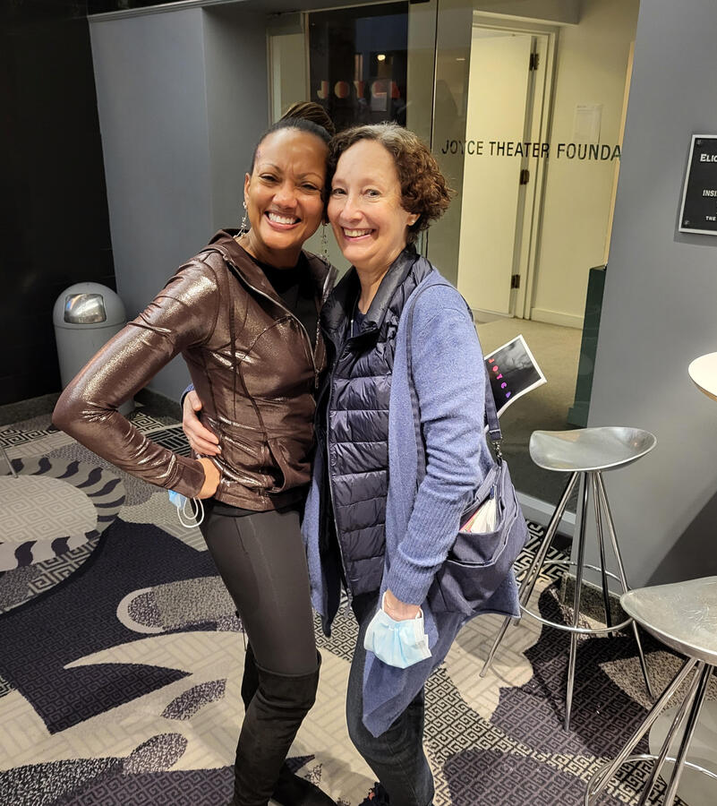 With Linda-Denise Fisher-Harrell, Artistic Director of Hubbard Street Dance Chicago