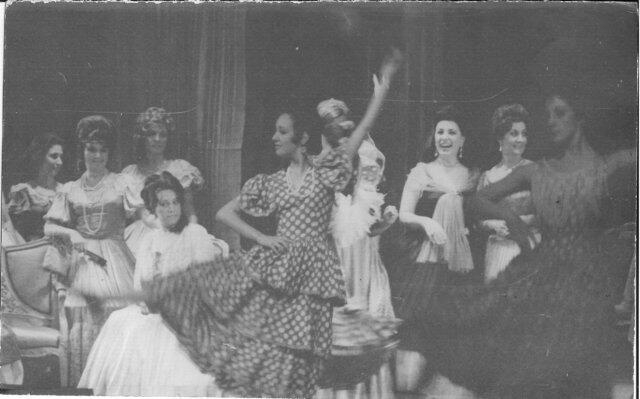 Performing in "La Traviata" in Buenos Aires in the early 1970s.