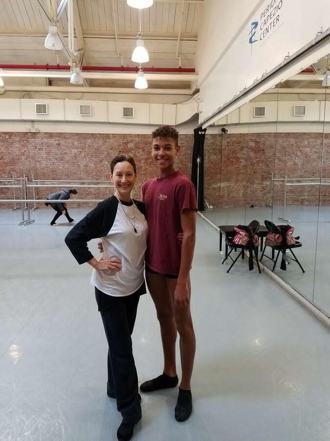 With Guillaume Diop, Danseur Étoile - Paris Opera Ballet